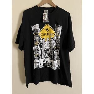 RARE NWT Youth Energy GRIND Skateboard Movie Modern Boot T Shirt XL SOLD OUT